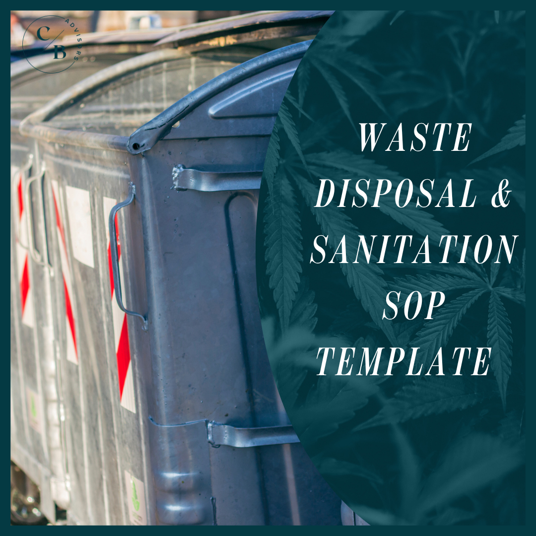 Cultivation & Processor - Marijuana Waste Disposal SOP